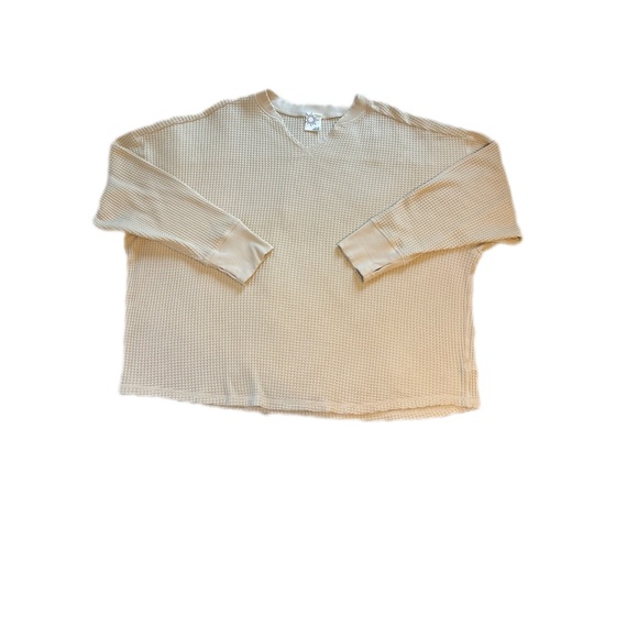 New OFFLINE By Aerie Wow! Waffle Notch
Neck Long Sleeve T-Shirt Size XL - Picture 6 of 8